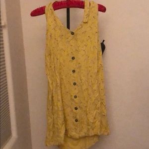 Yellow flower dress
